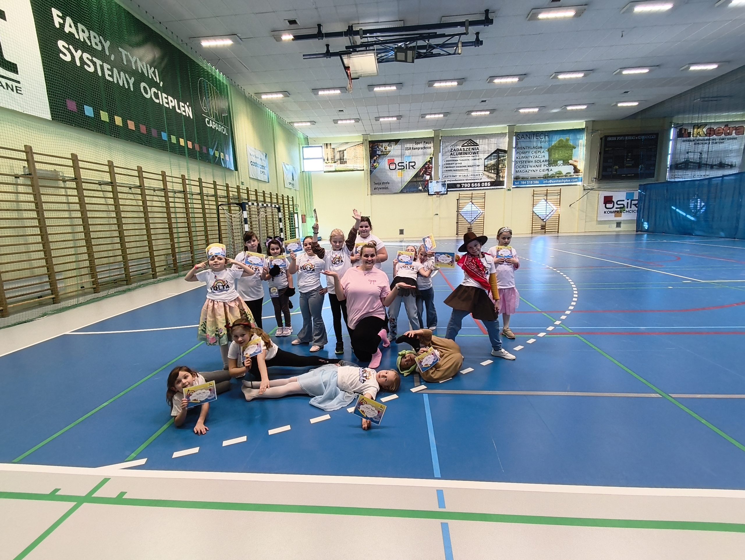 Choreografia grupowa na zajęciach